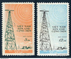 Viet Nam 100-101, MNH. Michel 102-103. Me Tri Radio Station, 1959. - Vietnam