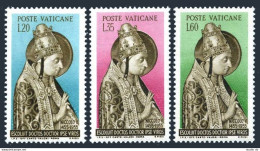 Vatican 197-199, MNH. Michel 235-237. Death Of Pope Nicholas V, 500th Ann. 1955. - Nuovi