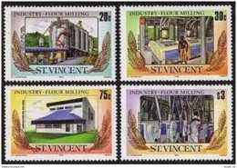 St Vincent 882-885,MNH.Michel 878-881. Industry 1985:Flour Milling. - St.Vincent (1979-...)