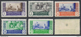 Spanish Morocco 250-254, MNH. Michel 250-256. 1946. Potters, Dyers, Blacksmith. - Marruecos (1956-...)