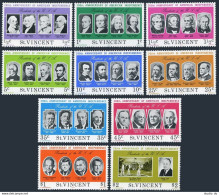 St Vincent 435-444, 444a, MNH. Michel 411-420, Bl.5. US-200, 1976. Presidents. - St.Vincent (1979-...)