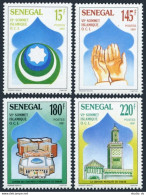 Senegal 955-958, MNH. Mi 1158-1161. Islamic Summit,1991. Congress Center,Mosque. - Senegal (1960-...)