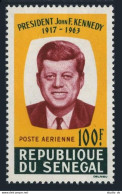 Senegal C40,C40a Sheet, MNH. Michel 295, Bl.2. President John F. Kennedy, 1964. - Senegal (1960-...)