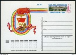 Russia PC Michel 51. Olympics Moscow-1980,1977.Stadium. - Briefe U. Dokumente