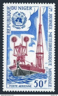 Niger C71,MNH.Michel 157. Maritime Weather Station.Meteorology,1967. - Níger (1960-...)