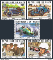 Niger 563-567, MNH. Michel 773-777. Grand Prix, 75th Ann. 1982. Winners, Cars. - Niger (1960-...)