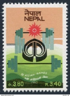 Nepal 405, MNH. Michel 423. 9th Asian Games, 1982. Weight Lifting. - Népal