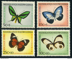 Neth New Guinea B23-B26, MNH. Michel 63-66. Butterflies 1960. - Guinée (1958-...)