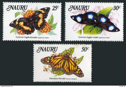 Nauru 297-299, MNH. Michel 284-286. Butterflies 1984. - Nauru