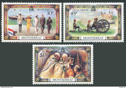 Montserrat 363-365 Blocks/4,MNH. Mi 363-365. QE II Silver Jubilee Of Reign,1977. - Montserrat