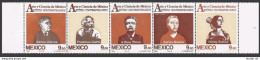 Mexico 1331-1335a Strip/fold,MNH.Michel 1878-1982 Fs. Contemporary Artists,1983. - México