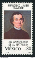 Mexico 1243 Block/4,MNH.Michel 1757. St Francis Xavier Clavijero,Jesuit,1981. - Mexique