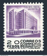 Mexico 1102 Unwmk,MNH.Michel 1020-IIZz. Modern Building,Mexico City,1976. - Mexico