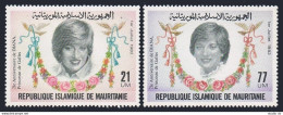 Mauritania 515-516, MNH. Michel 758-759. Princess Diana, 21st Birthday, 1982. - Mauritania (1960-...)