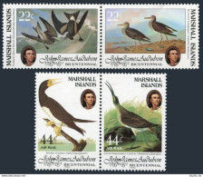 Marshall 63-64a, C1-C2a Pairs, MNH. Michel 31-34. John Audubon's Birds, 1985. - Islas Marshall