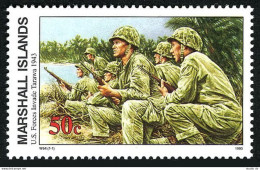 Marshall 474, MNH. Michel 495. WW II, Invasion Of Tarawa, Nov.20, 1943, 1993. - Marshallinseln