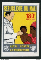 Mali 453 Imperf,MNH.Michel 917B. Fight Against Polio,1982.UNICEF Emblems. - Malí (1959-...)