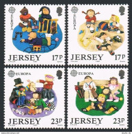 Jersey 511-514, MNH. Michel 476-479. EUROPE CEPT-1989. Children's Games. - Jersey