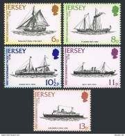 Jersey 197-201, MNH. Mi 187-191. Packets 1978. Mail Cutter, Flamer, Diana, Ibex, - Jersey