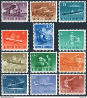 Indonesia 626-637,MNH.Michel 435-438. Transportation 1964.Oxcart,Trailer Truck, - Indonésie