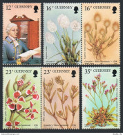 Guernsey 394-399, MNH. Mi 430-435. Flora Sarniensis-200, 1988. Gossein,botanist. - Guernesey