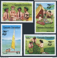 Grenada Gren 657-660,MNH.Michel 667-670. Girl Guides 1985.Lady Baden-Powell,Camp - Grenade (1974-...)