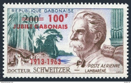 Gabon C11,MNH.Michel 182. Dr Albert Schweitzer-JUBILE GABONAIS 1913-1963. - Gabun (1960-...)
