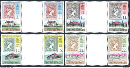 Falkland 278-281 Gutter, MNH. Mi 275-278. 1st Stamp-100, 1978. Post Office,Stamp - Falkland