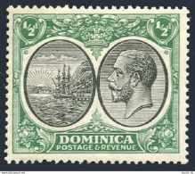 Dominica 65, Hinged. Michel 68. Seal Of Colony, King George V, 1923.  - Dominique (1978-...)