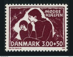Denmark B73,MNH.Michel 929. National Council For Unwed Mothers,5th Anniv.1988. - Nuovi
