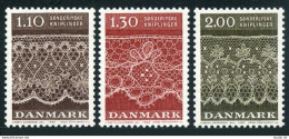 Denmark 675-677,MNH.Michel 715-717. Tonder Lace Patterns,1980. - Ongebruikt