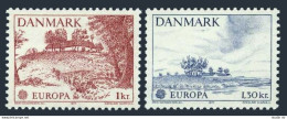 Denmark 600-601, MNH. Michel 639-640. EUROPE CEPT-1977. Views: Allinge,Ringsted. - Ongebruikt