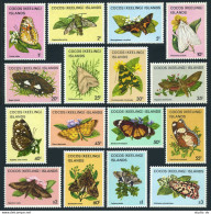 Cocos Islands 87-102,MNH.Michel 88-103. Butterflies,Moths.1982. - Kokosinseln (Keeling Islands)