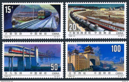 China PRC 2713-2716, MNH. Michel 2750-2753. Railways In China, 1996. - Unused Stamps