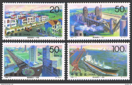 China PRC 2695-2698, MNH. Michel 2732-2735. Scenic Views Of Hong Kong, 1995. Harbor, - Usati