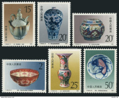 China PRC 2361-2366, MNH. Michel 2395-2400. Jingdezhen Chinaware, 1991. Fish. - Nuevos