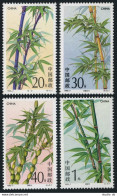 China PRC 2444-2447, 2448, MNH. Michel 2478-2481, 2482 Bl.62. Bamboo, 1993. - Ongebruikt