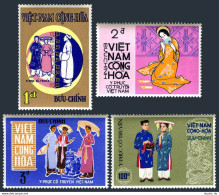 Viet Nam South 370-373, MNH. Michel 448-451. Traditional Costumes, 1970. - Viêt-Nam