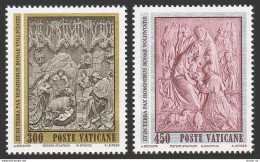 Vatican 713-714, MNH. Michel 814-815. Christmas 1982. Nativity Bas-Reliefs. - Unused Stamps