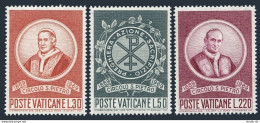 Vatican 476-478,MNH.Michel 553-555. St Peter's Circle,1969. Pius IX, Paul VI. - Neufs