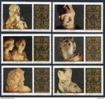 Vatican 617-622 Bl./4,MNH. Michel 705-710. Roman Sculptures In Vatican Museums,1977. - Unused Stamps