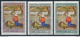 Vatican 323-325, Hinged. Michel 388-390. Christmas 1961. Adoration, By Lucas Chen. - Unused Stamps