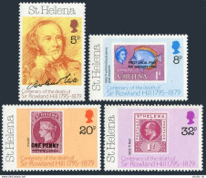 St Helena 328-331,MNH.Michel 317-320. Sir Rowland Hill,1979.Fish. - Sainte-Hélène