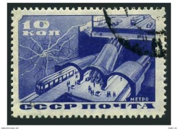 Russia 552, CTO. Michel 510. Moscow Subway,1935. Subway Station Cross Section. - Gebraucht