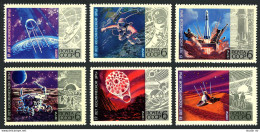 Russia 4007-4012, MNH. Michel 4042-4047. 15th Years Of Space Era, 1972. - Nuevos