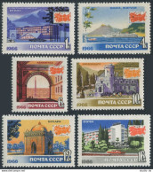 Russia 3226-3231, MNH. Michel 3241-3245, 3262. Resort Areas, 1966. Hotels. - Nuovi