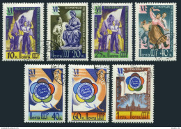 Russia 1913-1914, 1936-1940, CTO. Mi 1922,1945-1949,1980. World Youths Festival. - Used Stamps