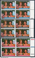 Philippines 931-933 Blocks/4, MNH. Princess Beatrix, Mrs. Macapagal. Visit 1965. - Filipinas