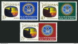 Philippines 1013,C96-C97, MNH. Manila Rotary Club, 50th Ann. San Andres Bastion. - Filipinas