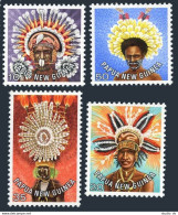 Papua New Guinea 448-450-453-455.MNH. Headdresses.Issued 06.07.1978. - Guinée (1958-...)